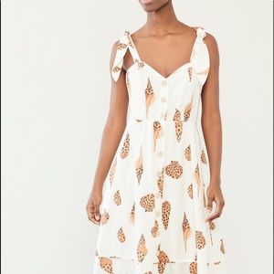 Farm Rio Shell Midi Dress